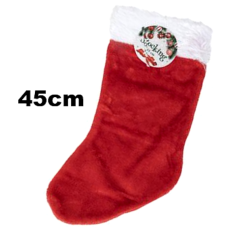 Plush Christmas Stocking 45cm